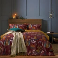 Furn. Riva Forest Fauna Duvet Cover & Pillowcase Set -Furn Store 30710625