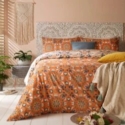 Furn. Folk Flora Reversible Duvet Cover And Pillowcase Set -Furn Store 30724590