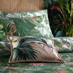 Furn. Amazonia Jade Floral Reversible Duvet Cover And Pillowcase Set -Furn Store 30746975 alt03