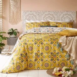 Furn. Folk Flora Reversible Duvet Cover And Pillowcase Set -Furn Store 30746995