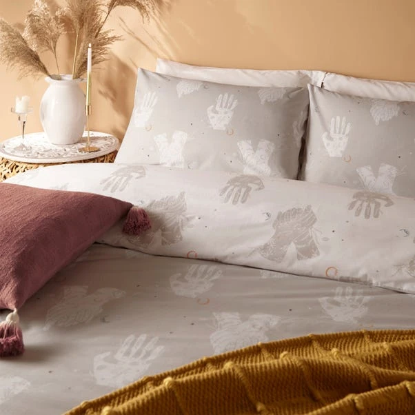 Furn. Be Kind Grey Duvet Cover & Pillowcase Set 3 Furn. Be Kind Grey Duvet Cover & Pillowcase Set - Image 3