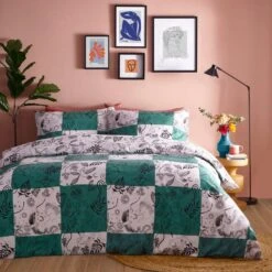 Furn. Mythos Checkerboard Duvet Cover & Pillowcase Set -Furn Store 30853869