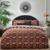 Furn. Avalon Duvet Cover And Pillowcase Set Brick