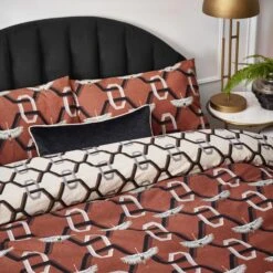 Furn. Avalon Duvet Cover And Pillowcase Set Brick -Furn Store 30876779 alt02