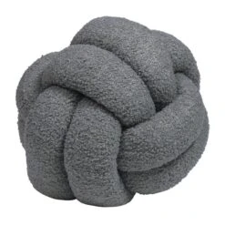 Furn. Boucle Knot Round Cushion -Furn Store 30878006