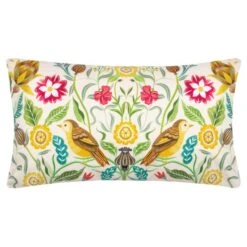 Furn. Birds Outdoor Boudoir Cushion