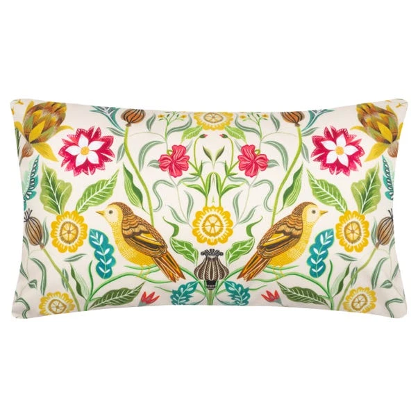 Furn. Birds Outdoor Boudoir Cushion 1 Furn. Birds Outdoor Boudoir Cushion