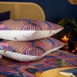 Furn. Eivissa Magenta Duvet Cover And Pillowcase Set -Furn Store 30912314 alt01