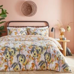 Furn. Huerta Orange Duvet Cover And Pillowcase Set -Furn Store 30912331 alt02