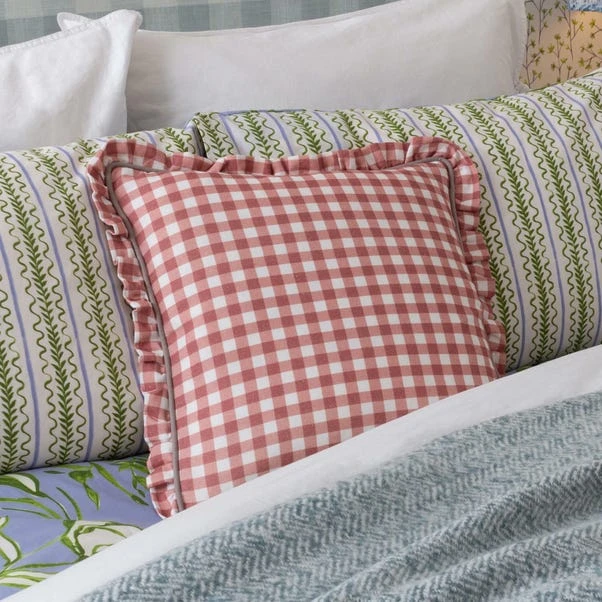 Furn. Maude Gingham Cotton Square Cushion 7 Furn. Maude Gingham Cotton Square Cushion - Image 7