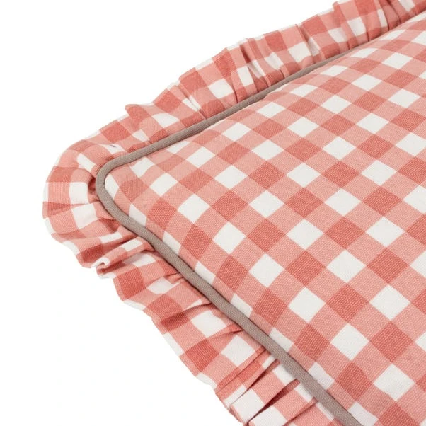 Furn. Maude Gingham Cotton Square Cushion 11 Furn. Maude Gingham Cotton Square Cushion - Image 11