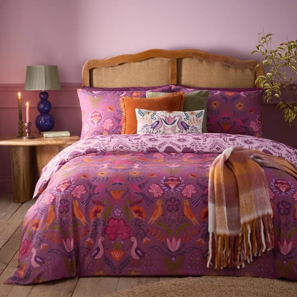 Furn Broderie Reversible Duvet Cover And Pillowcase Set 10 Furn Broderie Reversible Duvet Cover And Pillowcase Set - Image 10