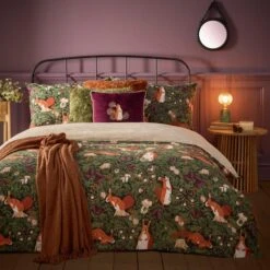 Furn Pineberry Forest Reversible Duvet Cover And Pillowcase Set -Furn Store 30933153