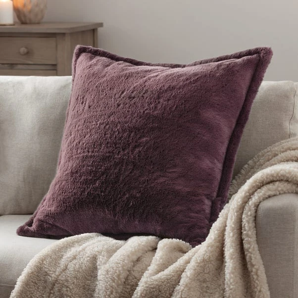 Furn Kallu Faux Fur Reversible Square Cushion 14 Furn Kallu Faux Fur Reversible Square Cushion - Image 14