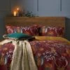 Furn. Forest Fauna Printed Woodland Reversible Duvet Cover And Pillowcase Set