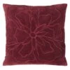 Furn. Angeles Floral Velvet Polyester Filled Cushion