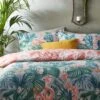 Furn. Medinilla Tropical Reversible Duvet Cover And Pillowcase Set