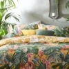 Furn. Medinilla Tropical Reversible Duvet Cover And Pillowcase Set