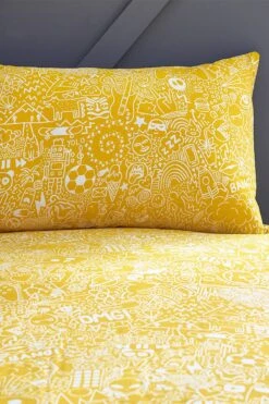 Furn. Doodle Abstract Reversible Duvet Cover And Pillowcase Set -Furn Store C47181s5