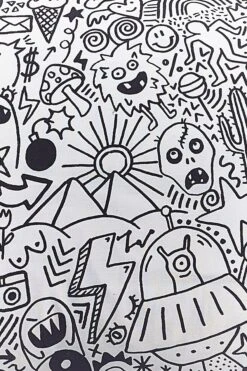 Furn. Doodle Abstract Reversible Duvet Cover And Pillowcase Set -Furn Store C47181s6