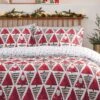 Furn. Hide And Seek Santa Christmas Playful Reversible Duvet Cover And Pillowcase Set