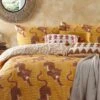 Furn. Tibetan Tiger Duvet Cover And Pillowcase Set