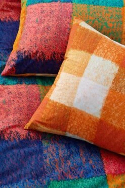 Furn. Alma Colourful Check Reversible Duvet Cover And Pillowcase Set 7 Furn. Alma Colourful Check Reversible Duvet Cover And Pillowcase Set -Furn Store D14030s4