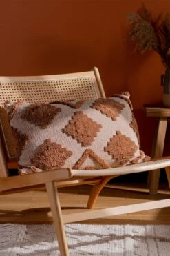 Furn Lamar Geometric Tufted Loop Cotton Cushion