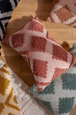Furn. Lamar Geometric Tufted Loop Cotton Cushion 11 Furn. Lamar Geometric Tufted Loop Cotton Cushion -Furn Store D33095s6