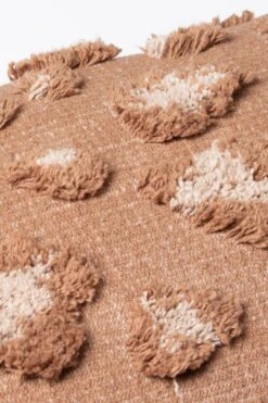 Furn. Maeve Tonal Leopard Print Tufted Cotton Cushion -Furn Store D33685s3