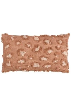 Furn. Maeve Tonal Leopard Print Tufted Cotton Cushion -Furn Store D33685s5