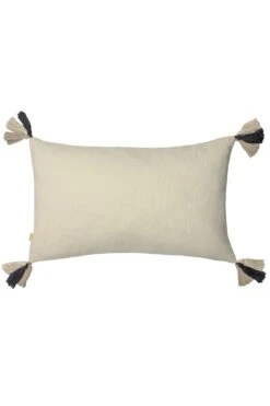 Furn. Benji Tasselled Jacquard Diamond Tufted Cotton Cushion -Furn Store D33709s5