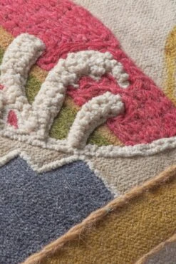 Furn. Chamae Chevron Floral Tasselled Cushion -Furn Store D95630s3