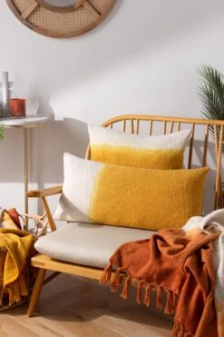 Furn Store 11 Furn Mizu Dip Dye Cotton Square Cushion