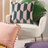 Furn Kalho Geometric Cotton Velvet Cushion
