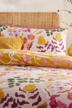 Furn. Protea Mediterranean Floral Reversible Duvet Cover And Pillowcase Set -Furn Store D95771s4