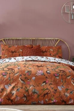 Furn. Wildlings Tropical Reversible Duvet Cover And Pillowcase Set