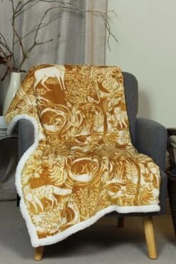 Furn Winter Woods Throw