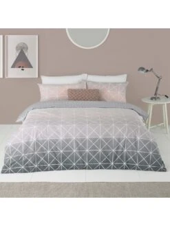 Furn Spectrum Duvet Cover And Pillowcase Set - Grey