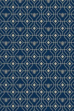 Furn Bee Deco Geometric Foiled Wallpaper