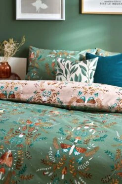 Furn. Lunawood Printed Nature Reversible Duvet Cover And Pillowcase Set -Furn Store T16994s3