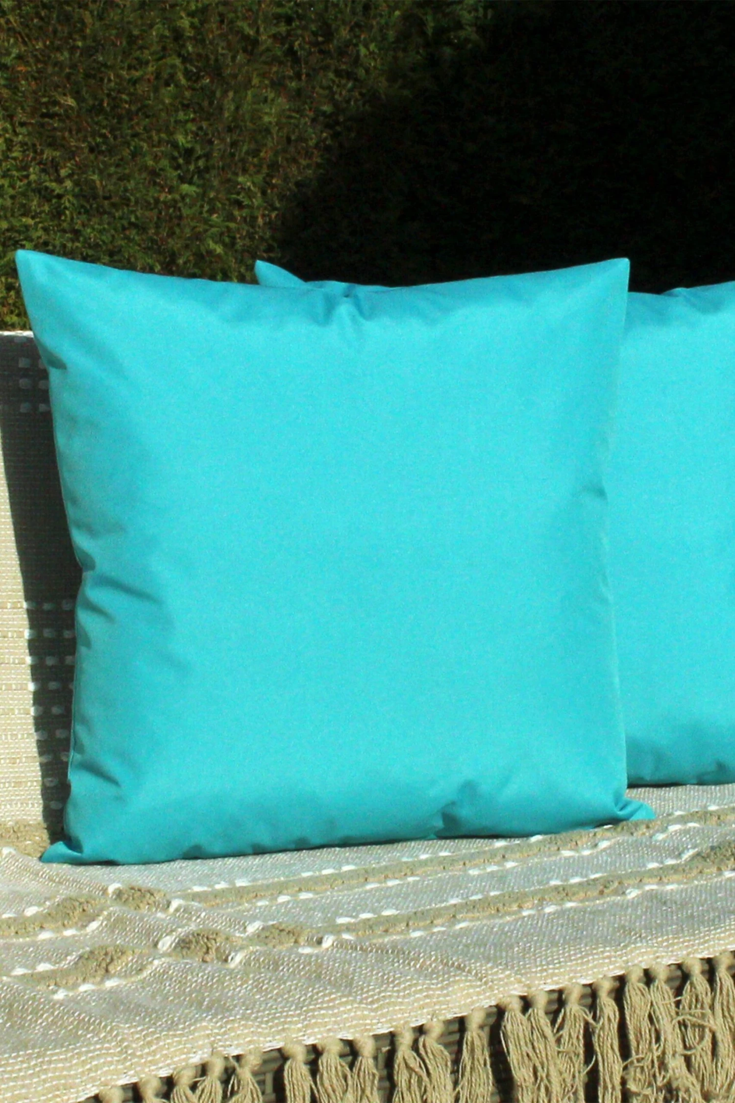 Furn. Plain Twin Pack Water UV Resistant Outdoor Cushions 1 Furn. Plain Twin Pack Water UV Resistant Outdoor Cushions