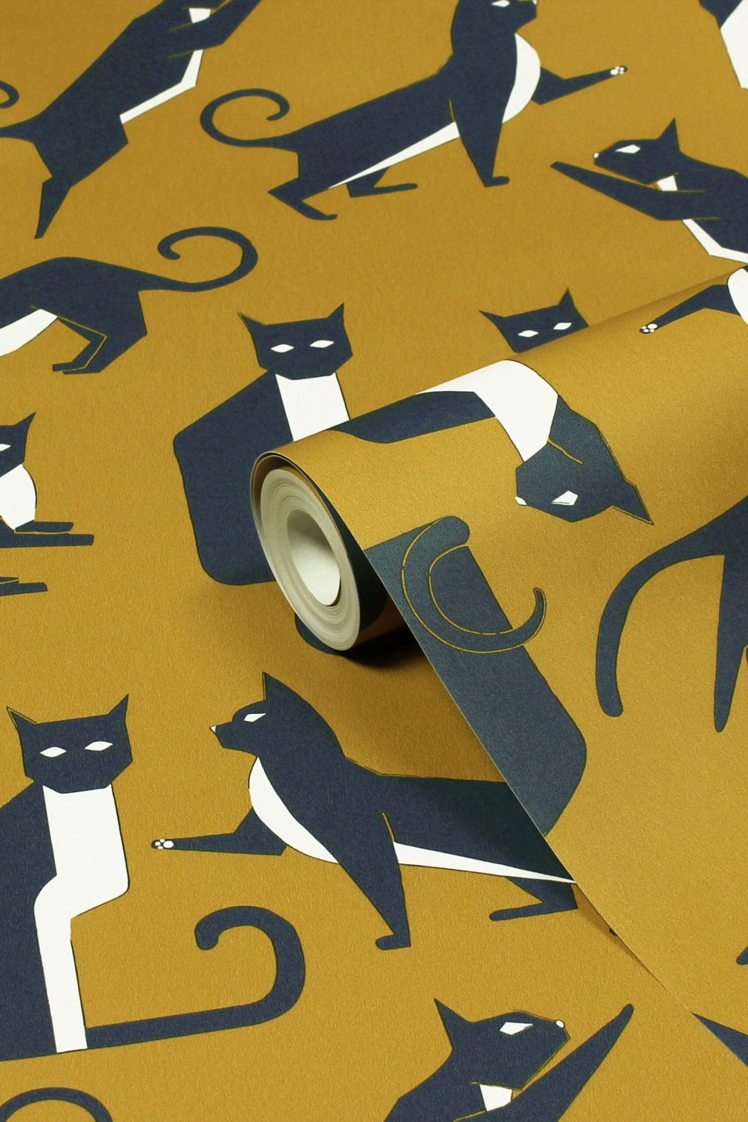 Furn Geo Cat Printed Wallpaper 2 Furn Geo Cat Printed Wallpaper - Image 2