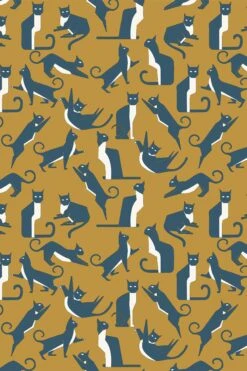 Furn Geo Cat Printed Wallpaper 5 Furn Geo Cat Printed Wallpaper -Furn Store T85321s3