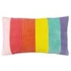 Furn. Rainbow Cotton Velvet Cushion