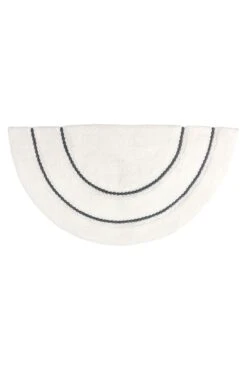 Furn. Semi Circle Cotton Tufted Bath Mat