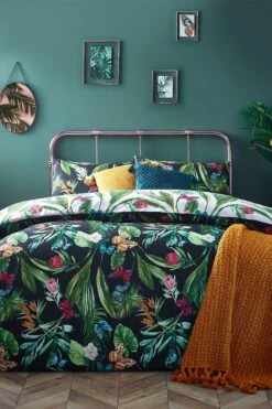Furn. Azura Botanical Reversible Duvet Cover And Pillowcase Set