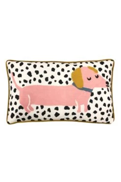 Furn. Woofers Sausage Dog Printed Cushion