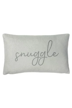 Furn. Shearling Snuggle Printed Slogan Cushion