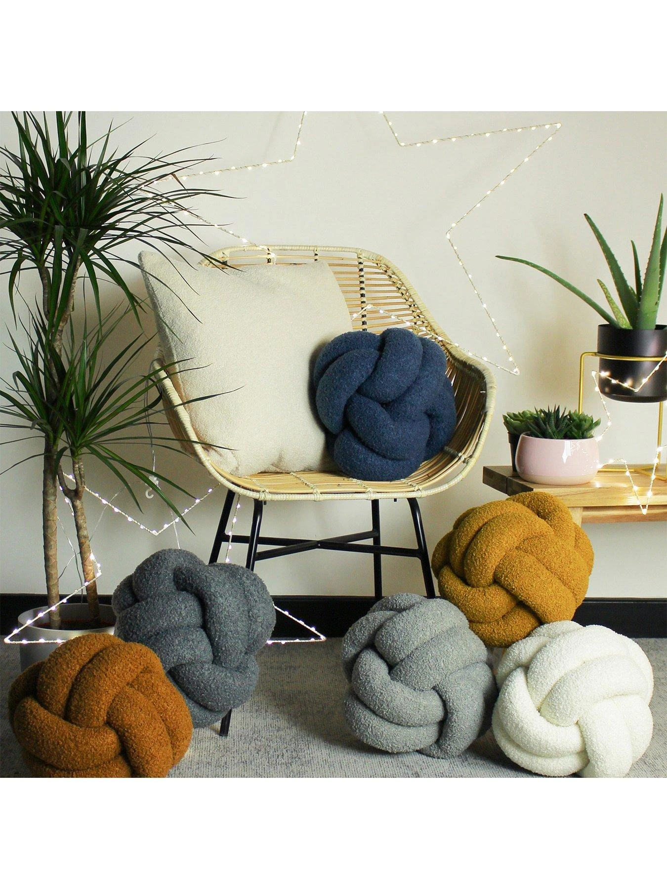 Furn Boucle Knot Cushion 3 Furn Boucle Knot Cushion - Image 3